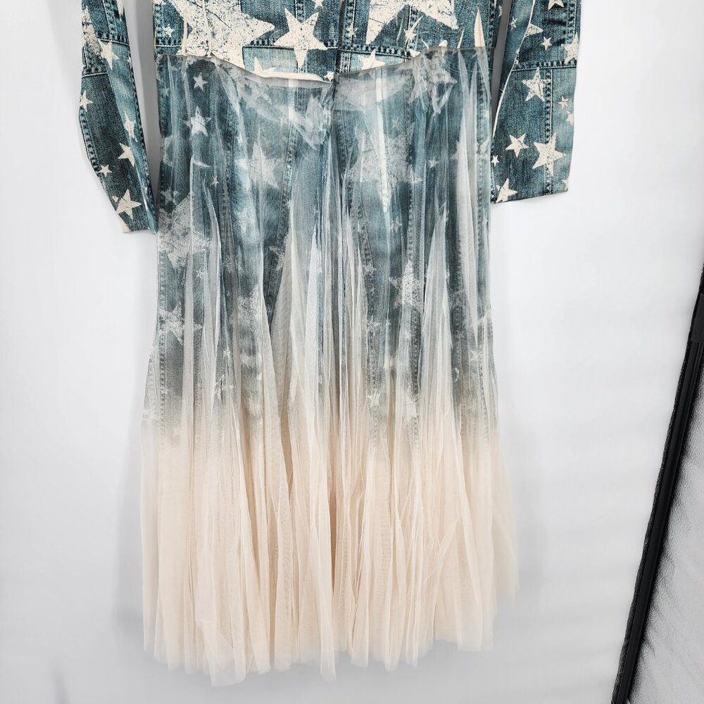 ORIGAMI Victorian Lace Star Print Cardigan Duster S-XXL NWT - Picture 10 of 16